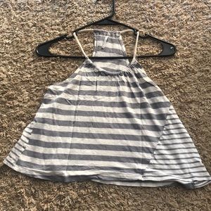 Striped tank top.